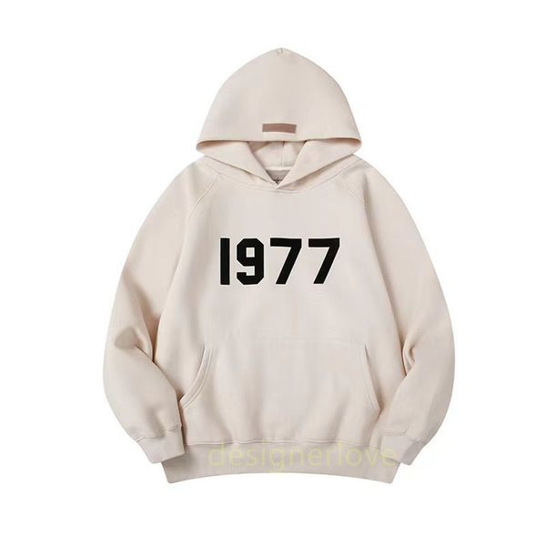 YENİ ESS Tasarımcı Hoodies Erkek Hoodie Zip Essweatshirts 1977 Hoodie Erkek Kadın Modaya uygun büyük boyutlu pamuklu uzun kollu kazak pantolon eşleşen set gevşek kıyafetler