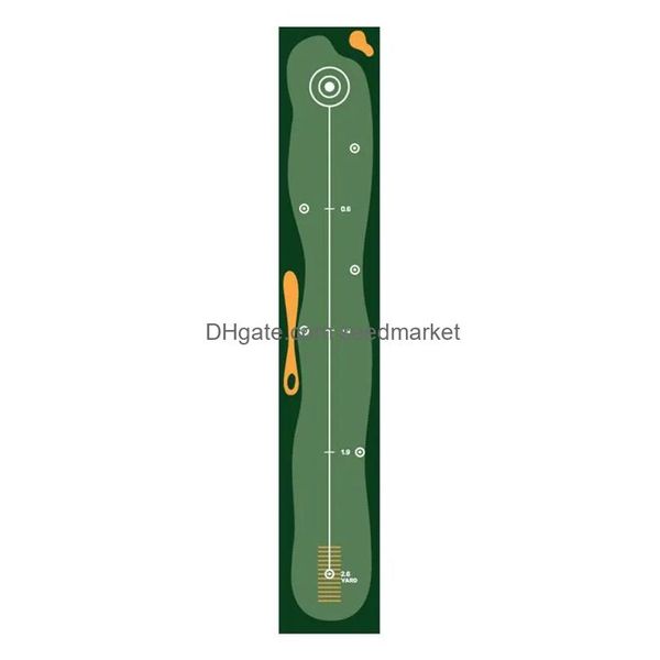 Tappeti Grande Pratica di Golf Tappeto Zerbino Putter Putting Green Coperta Office4288083 Consegna di Goccia Casa Giardino Tessili Dht0Y