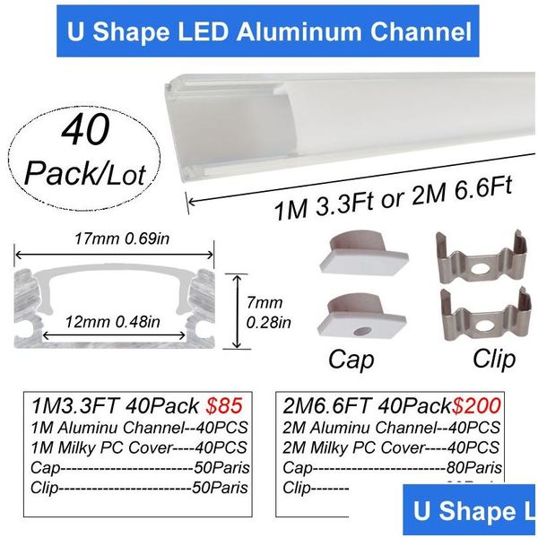 Altri accessori per l'illuminazione Sistema di canali in alluminio a LED 16X16Mm Binario per diffusore di luce a strisce a forma di V con tappi terminali bianchi e montaggio Dhs5I