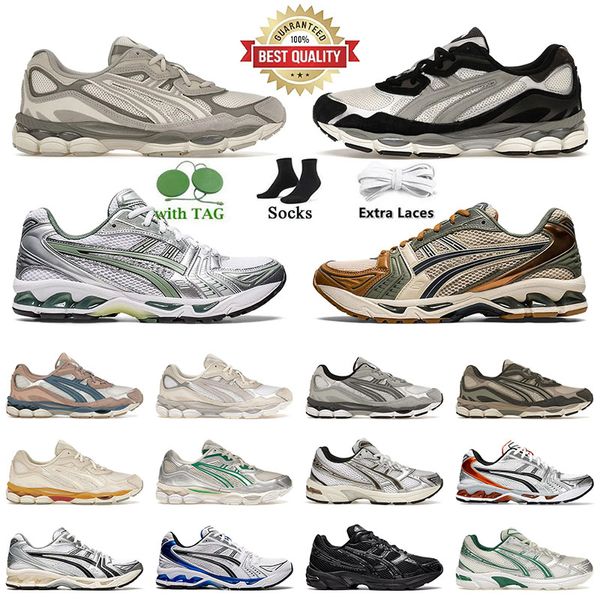 Läufer Gel nyc Männer Frauen Running Schuhe Gel Kayano 14 Lowgel 1130 Flatcreme Schwarz Metallic Plum White Clay Canyon rein Silber Sportplattform Sneakers Herren Trainer