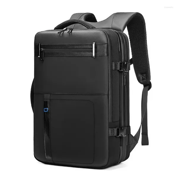 Rucksack, klassisch, für Reisen, für Herren, Business, Laptop, Schultasche, große Kapazität, wasserdicht, erweiterbar, Wochenend-Übernachtungsrucksack