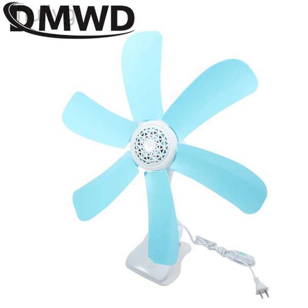 Fãs elétricos DWMD Home Desktop Clip Ventilador Mini Parede Montado Braçadeira de Escritório Refrigeração Estudante Dormitório Natural Ventilação Ventilação 220V 240316