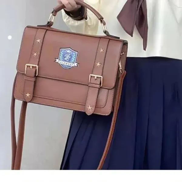 Çanta 2024 Moda Messenger Çantaları JK Üniforma Çantaları Japon Rozeti Harajuku Okul Tarzı Crossbody Teenage Girls Bolso