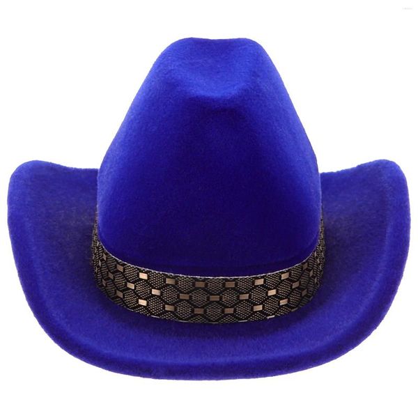 Sacchetti per gioielli Scatola per cappelli da cowboy Espositori Custodia per anelli di imballaggio Supporto floccaggio decorativo