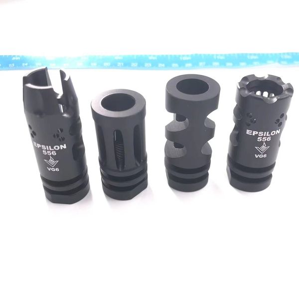 Accessori tattici per esterni Accessori per l'eliminazione dell'involucro del tubo anteriore in metallo con dente inverso da 14 mm per SLR KSC JM 9 10 M4 ACR GBB EPSILON 556 VG6 per Airsoft Gen9 J9