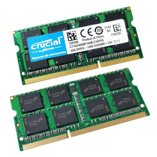 DDR3L DDR4 8GB 4GB 16GB Laptop Ram PC3 1066 1333 1600 PC4 2133 2400 2666 MHz DDR3 204pin Sodimm Ddr4 Notebook-Speicher 240314