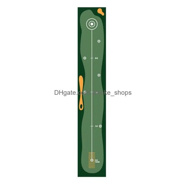 Halılar Büyük Golf Uygulama Halı Mat Putter Yeşil Kapalı Office Putter 4288083 Damla Teslimat Ev Bahçe Tekstil Dhh0y