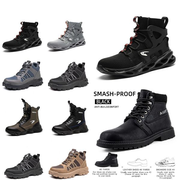 Stiefel Winter Herren Stiefel Plüsch Leder Wasserdicht Turnschuhe Kletterschuhe Unisex Damen Outdoor rutschfest Wawrm Wandern Knöchelstiefel Körper Laufen Basaball Hockey GAI