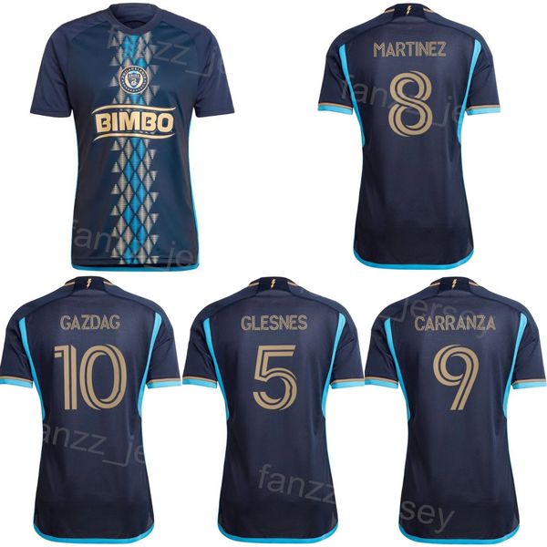 24-25 Futebol Philadelphia Union 7 Mikkel Uhre Jerseys 16 Jack McGlynn 33 Quinn Sullivan 5 Jakob Glesnes 8 Jose Martinez 11 Alejandro Bedoya Team Football Shirt Kits