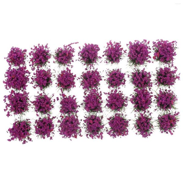 Dekorative Blumen Blumencluster-Modell Miniatur-Feenmodelle Glaslandschaft Sand Tischdekoration Gartenharz-Cluster