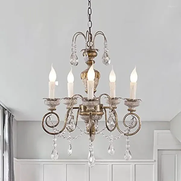 Lustres leves estilo vela iluminação candelabro de cristal para sala de estar