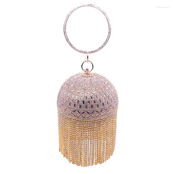 Sacos cosméticos DOME Strass Acrílico Bag Party Round