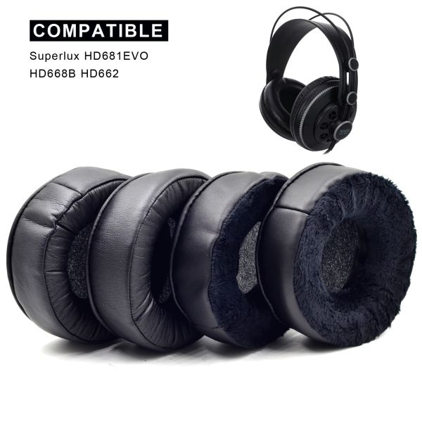 Zubehör Defean Ersatz-Ohrpolster Ohrpolster-Kissenschaum für Superlux HD681EVO HD668B HD681 HD681B HD662 Sleeve Headset