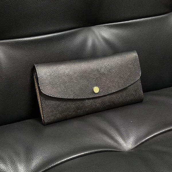 Женская модная дизайнерская сумка Rosalie, длинный кошелек для монет Бриллиантовый черный, бриллиантовый красный, королевский синий, розово-красный, доступны четыре цвета.