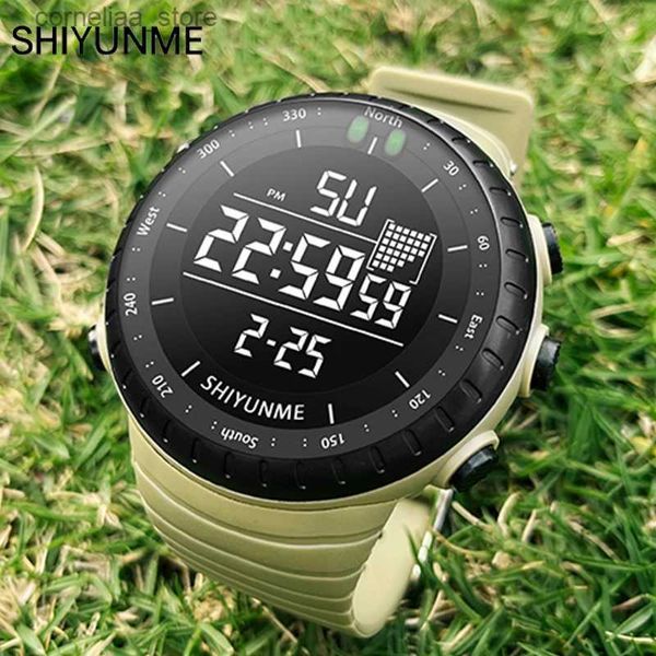 Altri orologi Top Mens Sports 50M Orologio militare impermeabile con display Man es LED Digital Luxury Fashion Orologio da polso elettronico 2111 Y240316