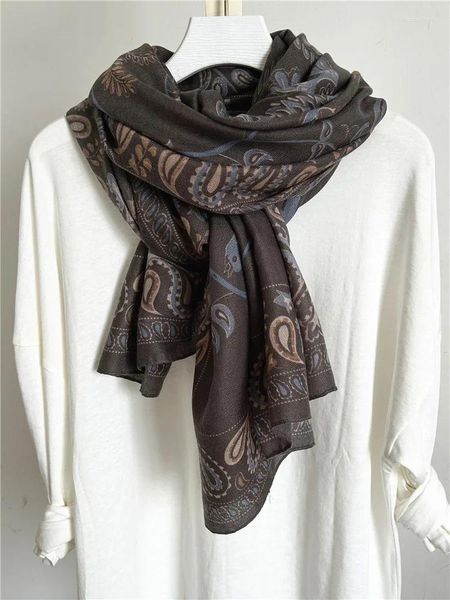 Шарфы, женский шарф, женский роскошный зимний осенний хлопковый шелковый хиджаб, теплый платок, шаль, женский подарок для девочек