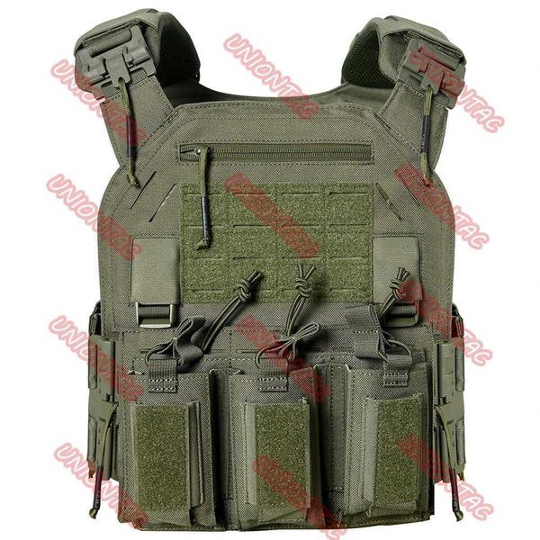 Gilet avanzati Sistema di taglio laser modulare 1000D Molle Gilet tattico in nylon ad alta velocità con doppia borsa per caricatori tripla 24315