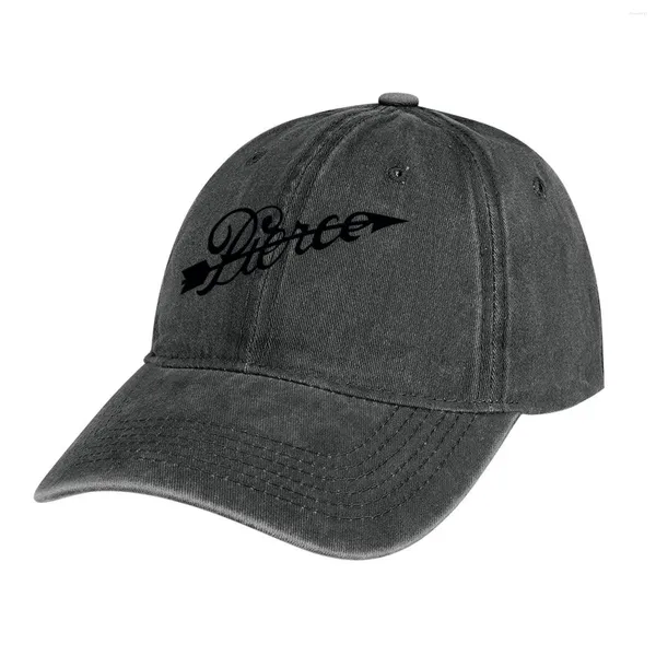 Береты Pierce-Arrow Motor Car Co. Logo Ковбойская шляпа Спортивная кепка Черная роскошная мужская бейсболка Мужская женская