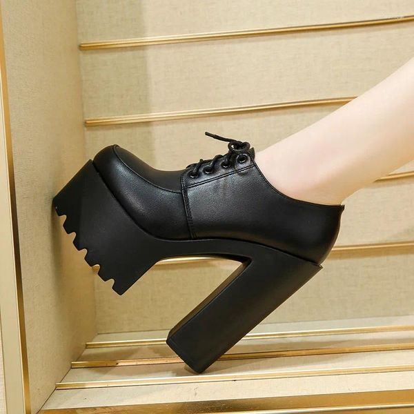 Модельные туфли весна-осень Европа Америка пикантные дикие туфли на высоком каблуке 15 см на очень высоком каблуке простые элегантные женские туфли