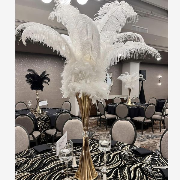 50cm ila 100cm boyunda) düğün ağacı centerpieces aritifik beyaz plastik ağaç düğün masa ağacı merkez parçaları düğün masa üstü merkez parçası