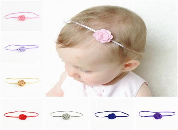 Rosen-Blumen-Stirnband für Kinder, Babys, Mädchen, Weihnachts-Stirnband, Kleinkind-Kopfbedeckung, Haarschleifen, Prinzessin Po-Requisiten, Haar-Accessoires1490812