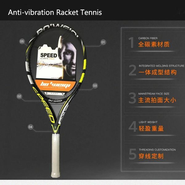 Профессиональная ракетка для пляжного тенниса из углеродного волокна 270 г для мужчин и женщин, антивибрационная ракетка для тенниса, рюкзак, спортивная ракетка 240313