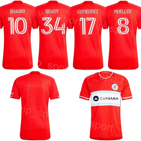 Chicago Soccer Fire 2024-25 Futebol 22 Mauricio Pineda Jersey Mans 7 Maren Haile-Selassie 17 Brian Gutierrez 23 Kellyn Acosta 21 Fabian Herbers Camisa de Futebol Kits