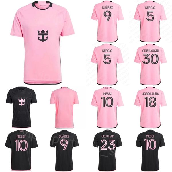 2024-25 Fußball 9 Luis Suarez Jersey Mans 30 Benjamin Cremaschi 10 Leo Lionel 8 Leonardo Campana 20 Diego Gomez 2 DeAndre Yedlin Football Shirt Kits Maiami