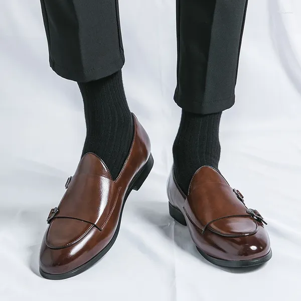 Scarpe eleganti Mocassini da uomo - Slip-on leggeri per ufficio aziendale, matrimoni e feste, perfetti per la primavera, l'estate e l'autunno