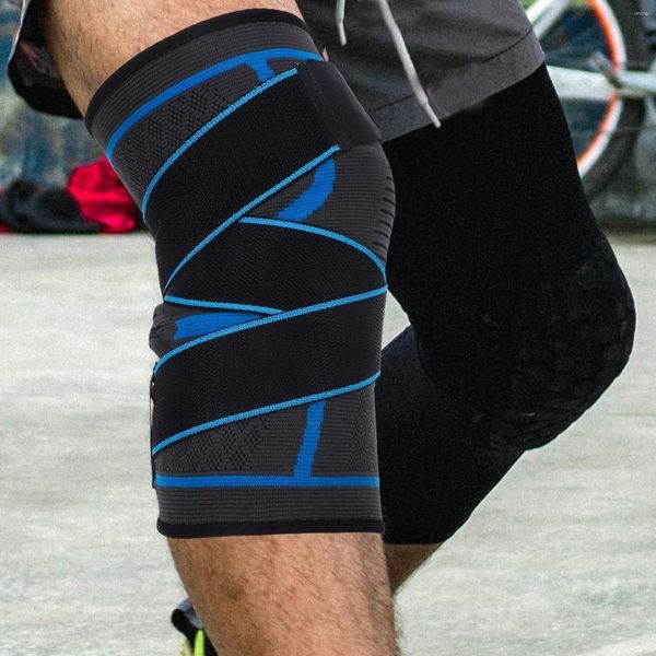 Knieschützer Schnür-Nylon-Warmhülsenschutz Sport Anti-Nylon-Reitbandage Fitness Outdoor-Laufzubehör Tragbare Unterstützung