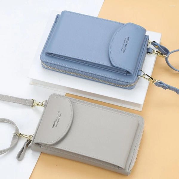 Tasche Handy Taschen Schulter Frauen PU Brieftasche Mini Handtaschen Kartenhalter Organizer Universal Smartphone Schulranzen