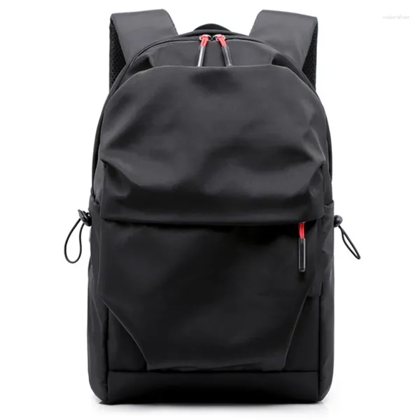 Sacos escolares Pure Color Simples Impermeável Mochila Computador Estudante Bolsa Lazer Viagem Pequena