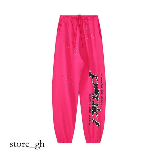 Tasarımcılar Young Thug 1 Yüksek Kaliteli Hoodies Hip Hop P*Nk Web Puff Baskı SP5der 555555 HOODIE ERKEKLER KADIN MEL MALLAK İÇİN