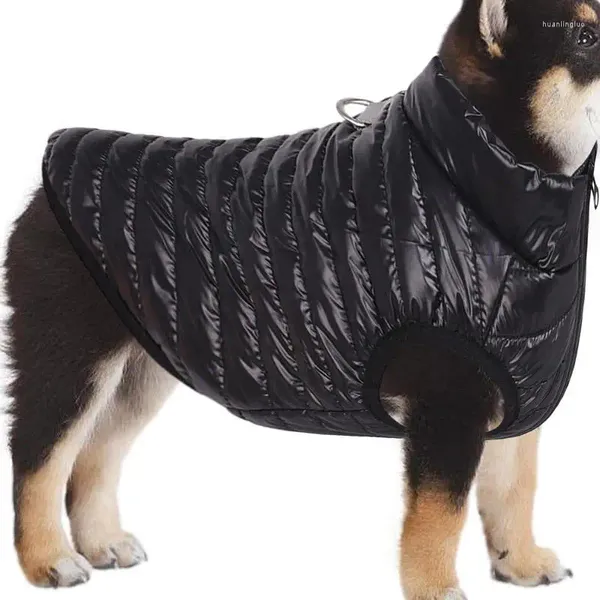 Vestuário para cães Colete de lã macia com trela anel tecido suéter inverno pulôver jaqueta quente roupas para animais de estimação para menino pequeno