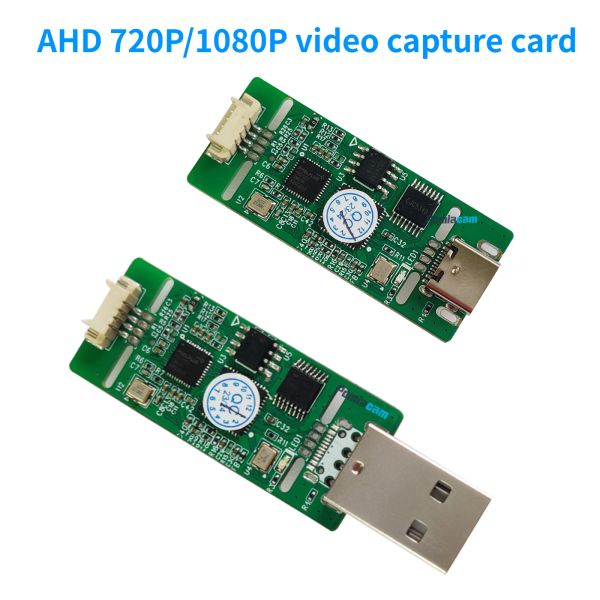 Ahd para tipo-c módulo ahd 720p/1080p ahd para usb captura sinal analógico para módulo de câmera digital usb para android plug and play grátis