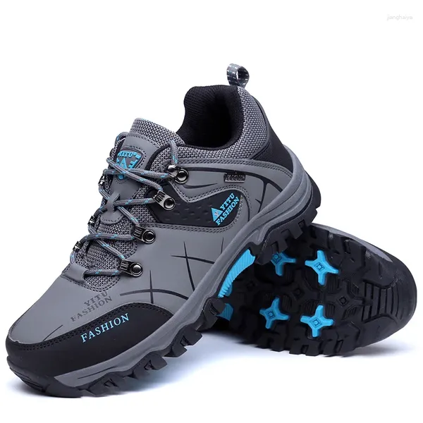 Scarpe Fitness TaoBo Pelliccia Trekking Uomo Stivali Outdoor Impermeabili Inverno Alpinismo Scarpe da ginnastica Caccia per scarpe da ginnastica 47 46