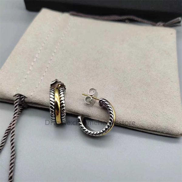 Küpe Punk Altın Kaplama Gümüş Renk Karıştırma Metal Criss-Cross Saplama Küpe Kadınlar Geometrik Küçük Büyük Kulak Kemik Huggie Hoops Takı