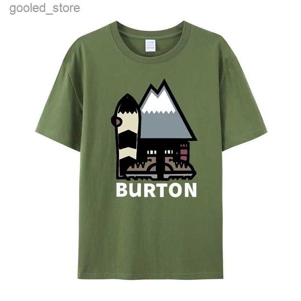 Herren T-Shirts Burton Snowboards Neues T-Shirt Größe S 5XL Q240316