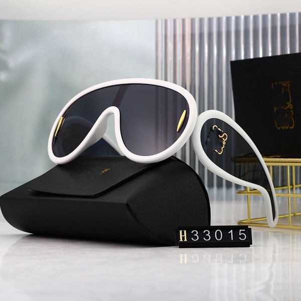 мужские солнцезащитные очки для женщин от дизайнера 2024 года. Новинка Kufangs стала сенсацией в Интернете благодаря таким же цельным очкам в большой оправе в форме лягушки, персонализированным хип-хопу с коробкой.