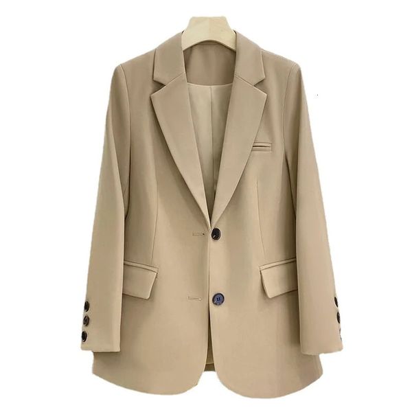 Übergroße Blazer für Damen, rosa, kleiner Anzug, Damenmantel, lässig, klein, locker, koreanische Version, kleiner Anzug, Bürodame, lässiger Blazer-Mantel 240306
