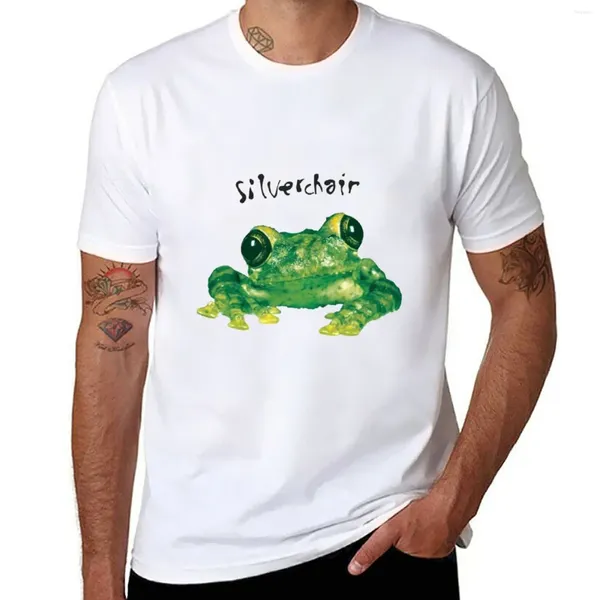 Мужские майки 1995 RARE Silverchair Frogstomp '95 Frog Double T-Shirt Индивидуальная одежда в стиле хиппи Одежда