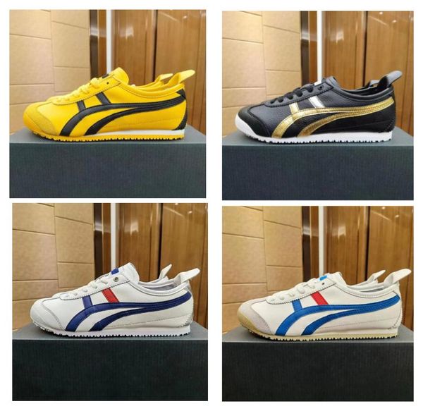 AsicES Japan Scarpe da corsa Scarpe da ginnastica di marca di lusso Uomo Donna Onitsukas Tigers Mexico 66 Vintage Nero Bianco Oro Argento Designer Sneakers Donna Outdoor