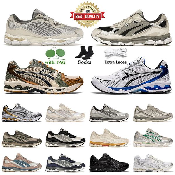 Designer gel NYC Sapatos de corrida gel Kayano 14 Low Gel 1130 Mens treinadores creme Creme preto Metalic Men Mulheres Mulheres brancas Clayon Canyon Pure Silver Monaco Blue Sports Sneakers