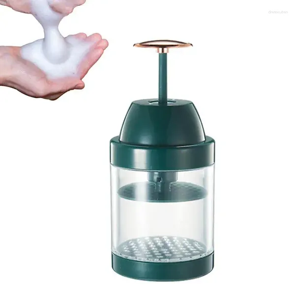 Dispenser di sapone liquido Bottiglia di pompa schiumogena Schiuma trasparente Tipo di spinta Forniture per doccia domestica da viaggio per pulire di più la pelle