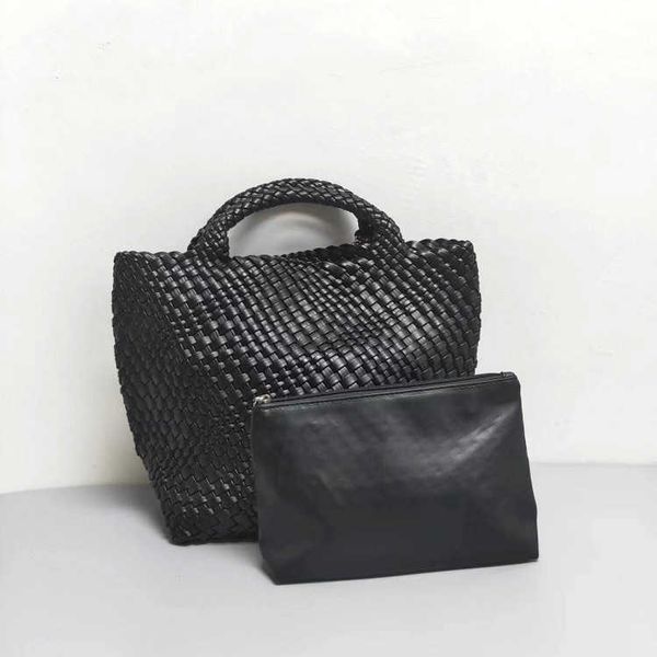 Дизайнерская сумка Bottegs Arco Tote Venetas, вязаная сумка на двойном запястье, хит продаж, ведро большой вместимости для матери и ребенка