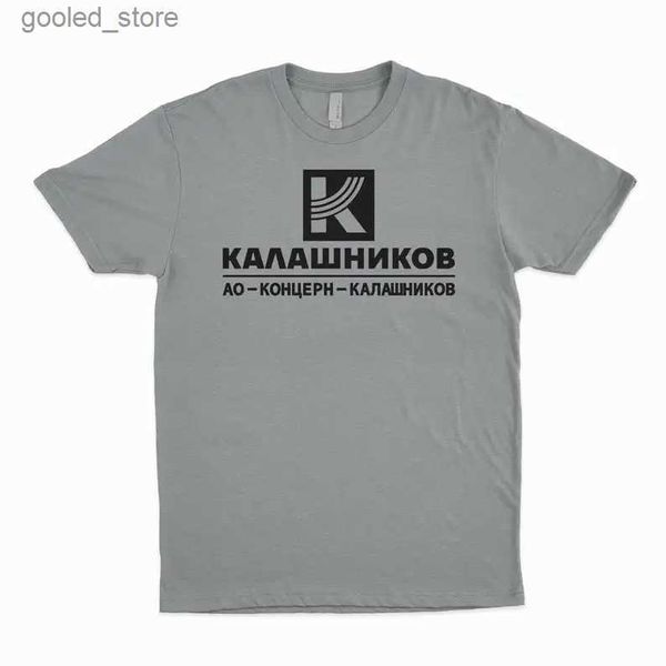 Erkek Tişörtleri Kalashnikov AK Tee Ücretsiz Teslimat İndirim Pamuk Erkek Gömlekler Erkek Hip Hop Sokağı T-Shirts Q240316