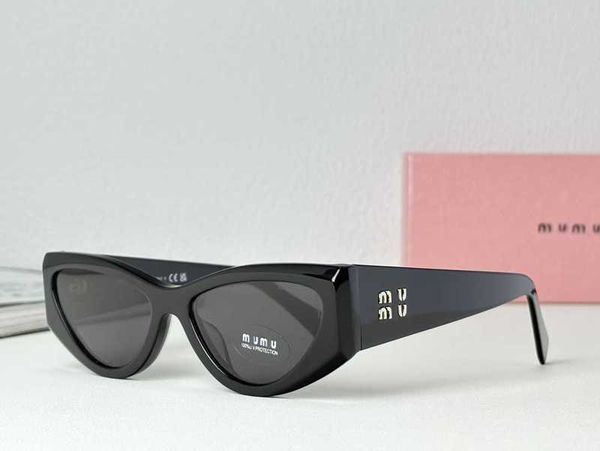 Designer-Mode, Miu-Rahmen, Designer-Sonnenbrillen für Damen, rahmenlos, groß, übergroß, Marke Carti-Brille, optische Sonnenbrille, rechteckiger Metallrahmen, Damen-Herren-Brille, Katze