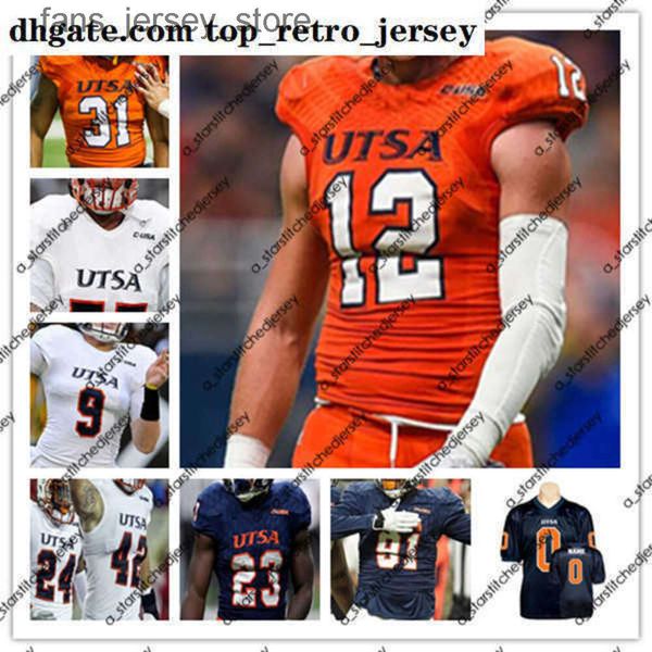 Abbigliamento da football universitario americano Maglia personalizzata UTSA Roadrunners College Football Brenden Brady Joshua Cephus DeCorian Clark Frank Harris Sincere McCormick Cliffo