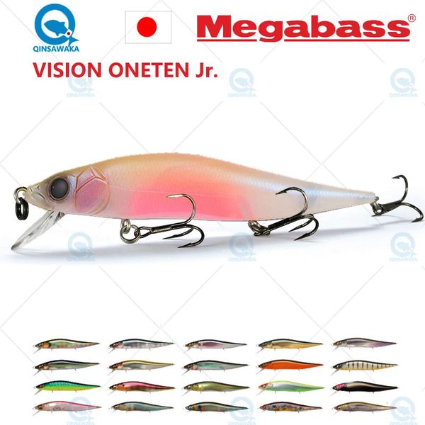 Japonya Megabass Vision Oneten Jr. 98mm 10.5g Askıya Bas Balıkçılık Yem Minnow Jerkbait Dinamik Tuzlu Su Deniz Takımı Manyetik 240315