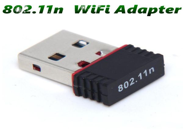 Adaptador sem fio usb wifi 150m, 150mbps ieee 80211n g b mini adaptadores de antena chipset mt7601 placa de rede mq5003818916
